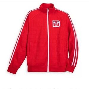 Disney World embossed zip up jacket Unisex